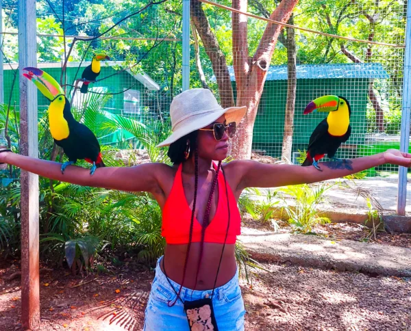 Animal park visit in Roatan